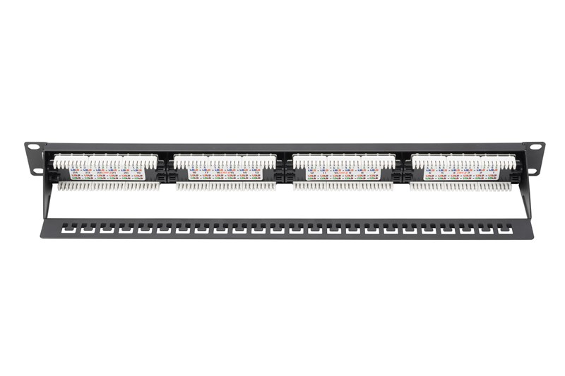 Digitus DN-91624U-CR 24Port PatchPanel Dolu Cat6 (DN-91624U-CR)