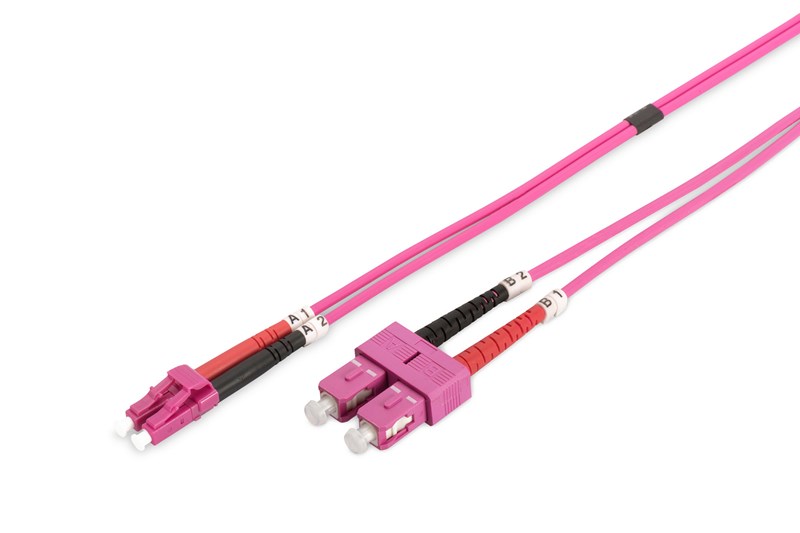 Digitus DK-2532-03-4 Fiber Optik Multimode Pembe (3m)