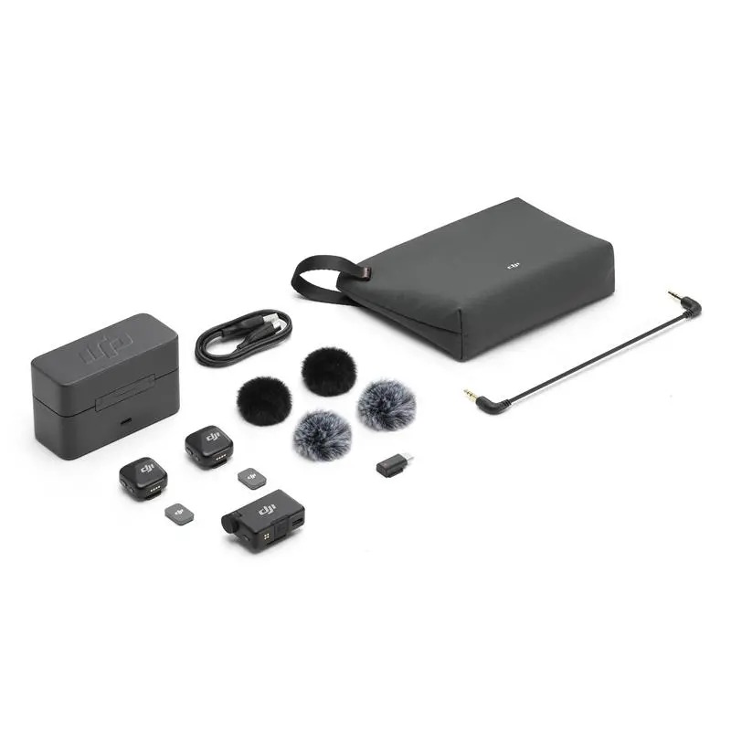 Dji Mic Mini Kablosuz Mikrofon (2TX-1RX-CHARGING CASE) 